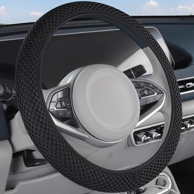 Чехол на руль автомобиля, подходящий для автомобильных интерьеров, удобный, дышащий, нескользящий, без запаха и легкий в переноске, автомобильный интерьер