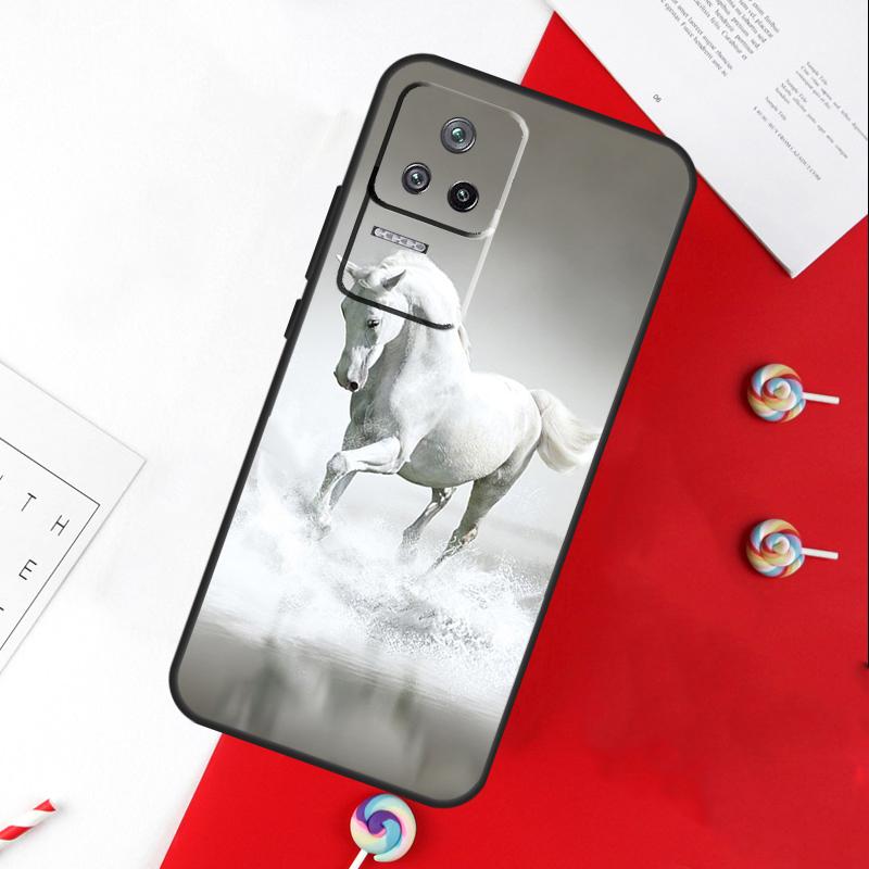 Чехол «Скачущая лошадь» для Xiaomi 11T 12T 13T 14T Pro 13 14 15 Ultra POCO X7 Pro X3 X5 X6 F5 F6 M6 Pro