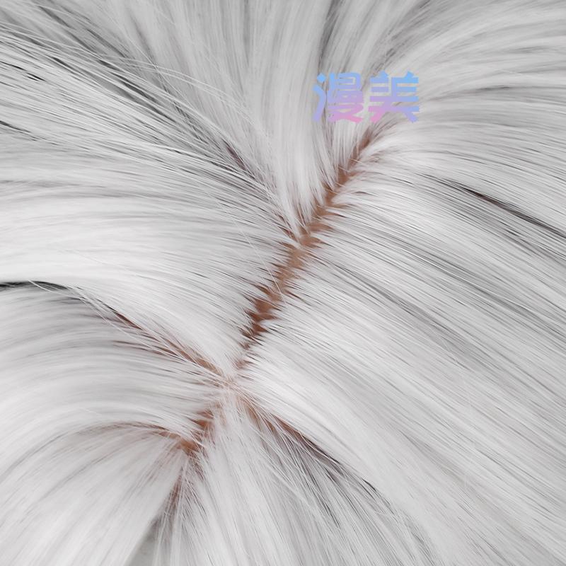 Фонтейн Арлекино Косплей Парик Слуга Парики Косплей 83см Термостойкий Синтетический Парик + Шапочка для парика