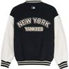 New MLB Baseball Jacket Unisex Black 3AJPV1046-50BKS