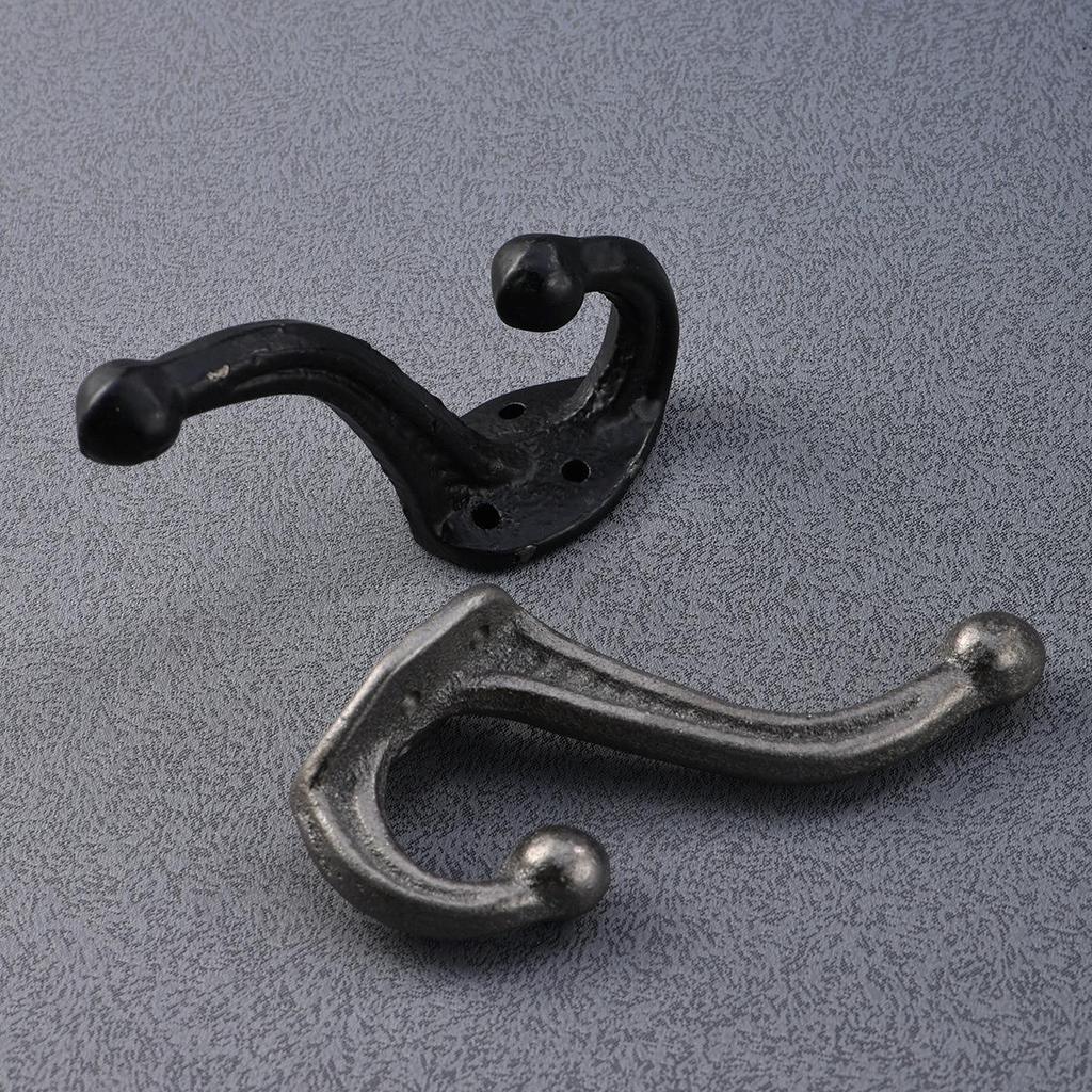 European Industrial Style Cast Iron Coat Hook - Retro Wrought Iron Door Hook Decoration.