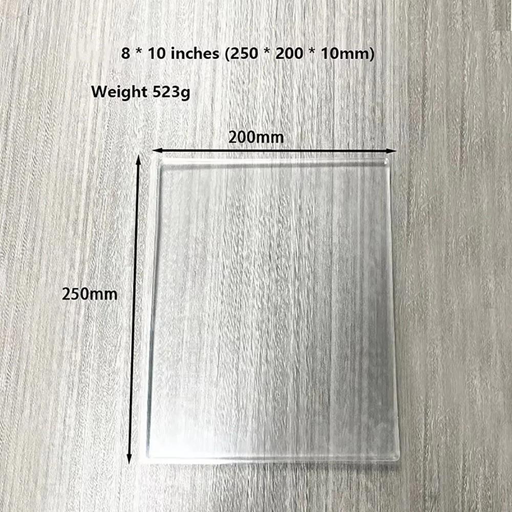 Reusable Gel Plate Silicone Gel Arts Clear Plate New Gel Printing Plate  Printmaking Supplies