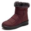 2024 Winter New Waterproof Snow Boots for Women, Warm and Light Plush Oversize Shoes, Anti-skid and Light Botines Mujer Invierno