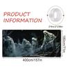 1pc [Ghostly Charm] Halloween Ghost House Decoration in Dead Wood Ruins Banner | Durable and Multi functional