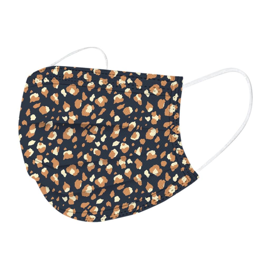 10 шт. трехслойная одноразовая пыленепроницаемая защитная маска с леопардовым принтом для взрослых