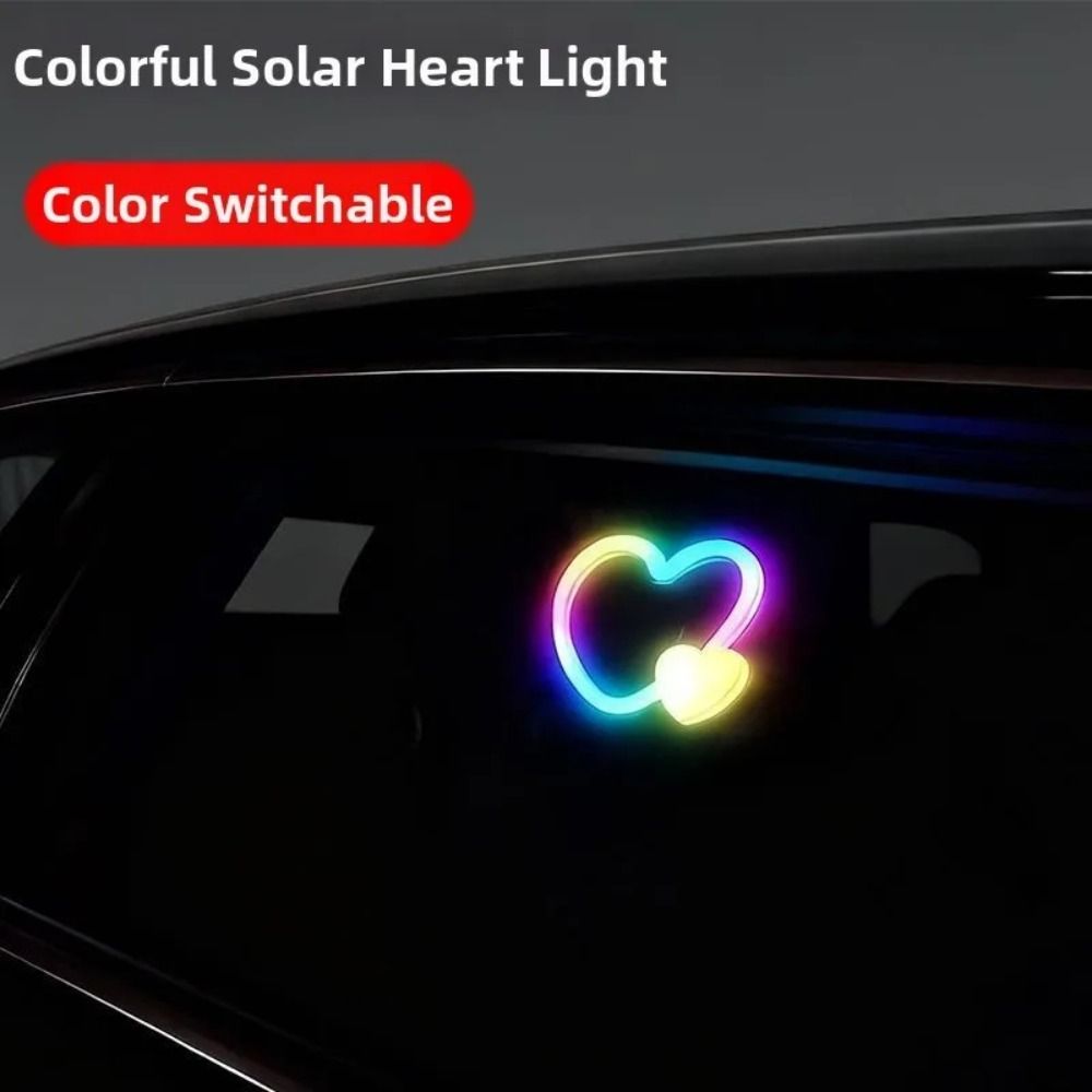 Soft Illumination Car LED Heart Light Easy Installation Car Ambient Light  Romantic Decor
