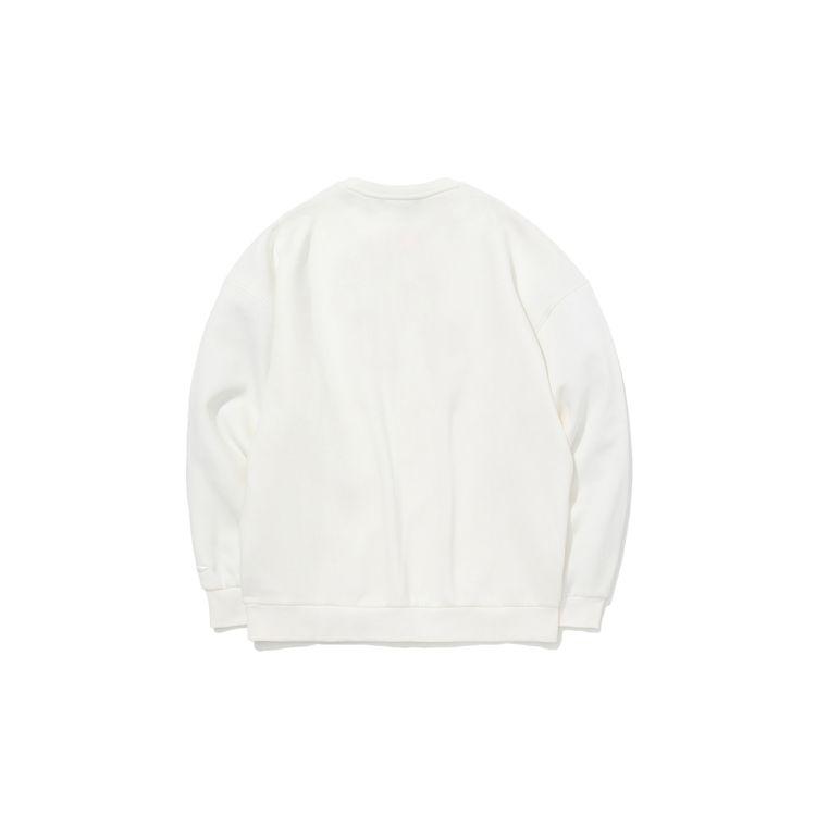 Li Ning Повседневный спортивный свитер с вышивкой Унисекс свитшот Off-White AWDQB40-2