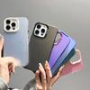 Fashion Colorful Sliver Double Sided Phone Shell Soft Edge Hard Case Full Cover Shockproof Phone Casing for OPPO Reno Realme