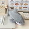 1Pc Cute Plush Shark Pencil Case Student Stationery School Supplies Kawaii Doll Back To School Storage Bag Pen Bag Stationery