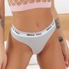 Fashion Sexy Women Panties Low Waist Letter Lingerie Female Briefs
