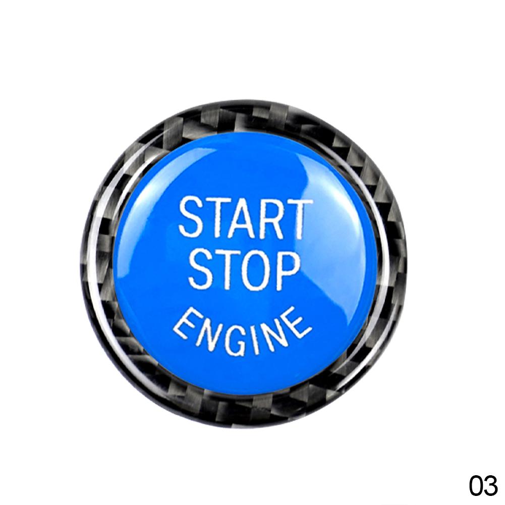 2Pcs Car Engine Start Stop Button Replace Cover Trim Styling Accessories Trim Sticker for BMW E90 E92 E93 320i Z4 E89 2009-2012
