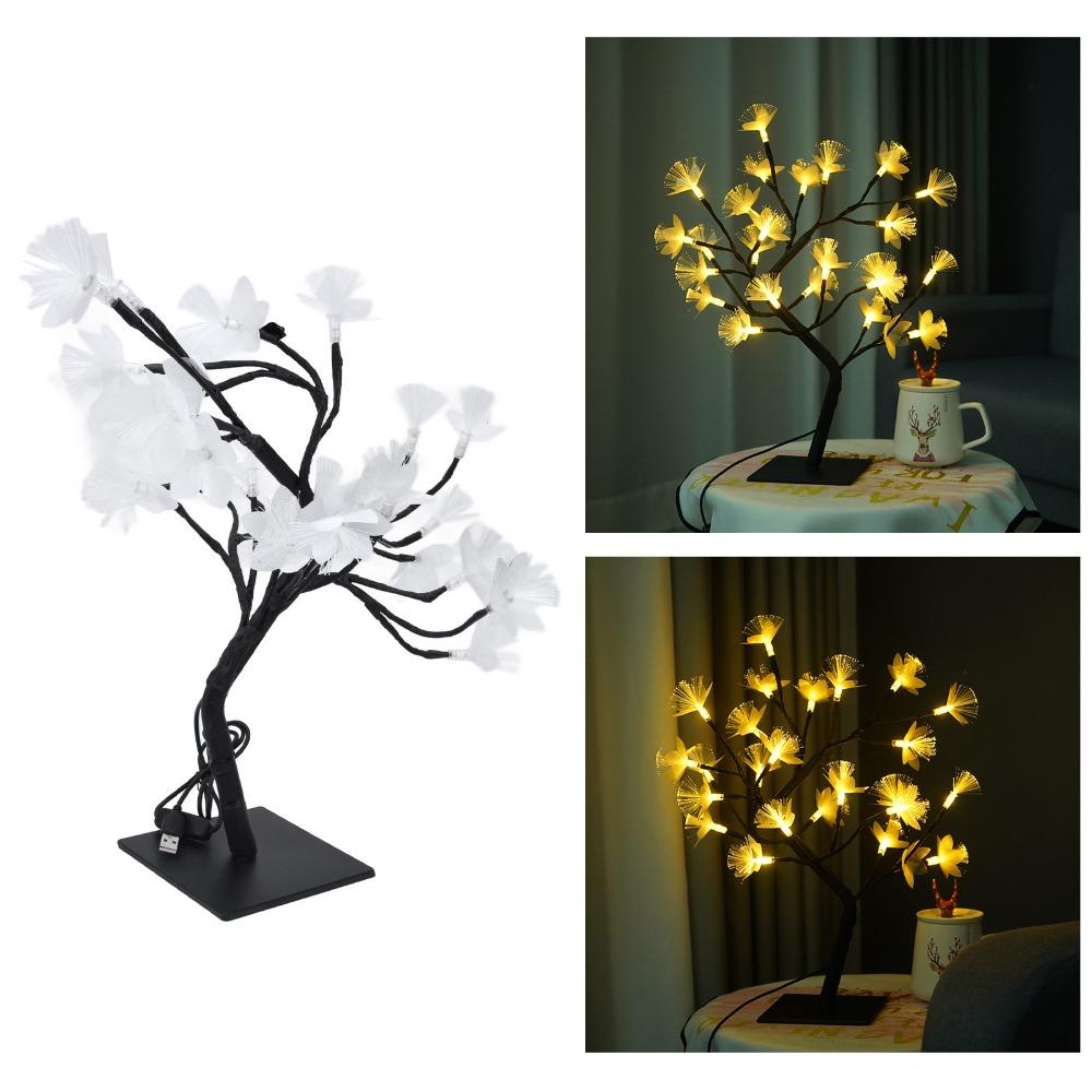24 LED LED Fiber Optic Lamp Warm Light Night Light Energy Saving Decorative Light Home Decor