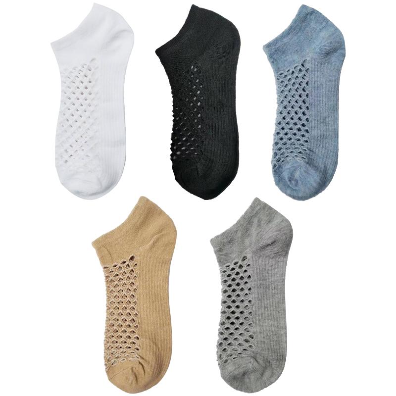 1/5 пар Женские модные дышащие повседневные носки до щиколотки с забавной сеткой, хлопковые короткие носки для женщин