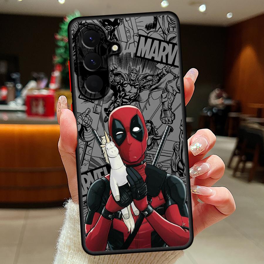 Чехол для Samsung Galaxy A52S A72 A54 A56 A55 A35 A17 A52 A73 A33 A34 A36 A53 A16 A15 A14 A23 Чехол для телефона Marvel Дэдпул