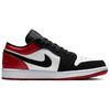 Air Jordan 1 Low Black Toe Unisex Sneakers Red White Black-Gym-Red 553558-116