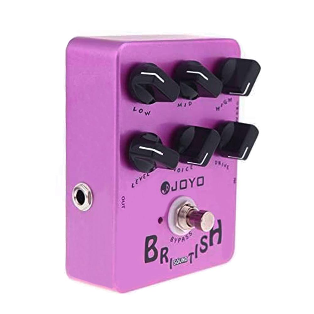 JOYO JF-16 BRITISH SOUND Overdrive Педаль для гитары Обеспечивает теплоту и гармоничные перегруженные звуки Классические педали симуляции усилителей