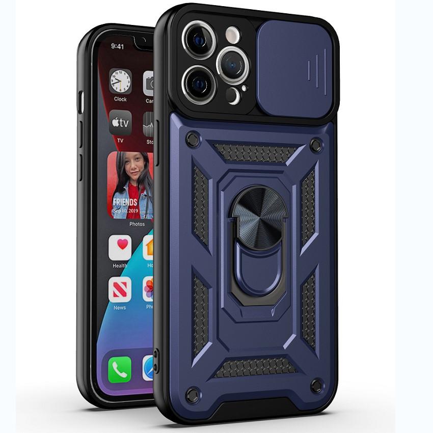 Applicable to iPhone17Pro window push mobile phone case Apple 15 cis armor car 16 Sergeant X ring bracket protective case
