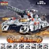 2025 Новый военный автомобиль времен Второй мировой войны Танк 8в1 Самолет Грузовик Модель Строительные блоки DIY Кирпичики Детские конструкторы Подарки для мальчиков