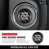 For Suzuki Real Hard Carbon Fiber Engine Start Stop Button Swift Alto Ignis S-Cross Alivio Kizashi Interior Trim Accessories