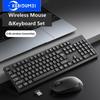 2.4G Wireless Keyboard and Mouse Combo Computer Keyboard with Mouse Plug and Play Keyboard Mouse for Laptop Business Office