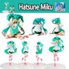 12 см Настольная Милая Хатсунэ Мику Кавайный Стиль Аниме Фигурка Игрушки ПВХ Модель Коллекционная Кукла Подарок на День Рождения