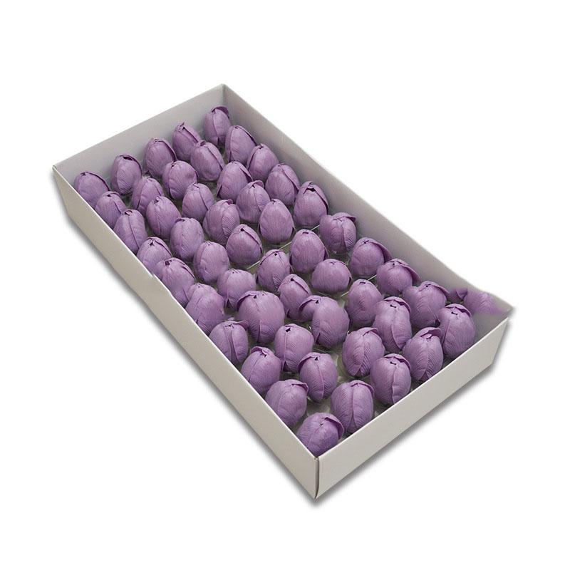 50 шт. подарок на день святого валентина мыло тюльпан искусственные цветы голова поддельные свадебный банкет украшение дома