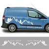 Наклейки на боковые двери автомобиля для Ford Transit Courier Camper Van графика горный стиль виниловые декоративные наклейки авто тюнинг