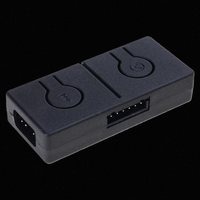 5V 3-контактный ARGB Конвертер 5V в 12V ARGB Передача 3-контактный в 4-контактный ARGB Адаптер-разветвитель для вентилятора с ARGB подсветкой