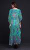Phagun Peacock Bird Long Caftan Maxi Dress Beach Swimwear Cover Up Womens