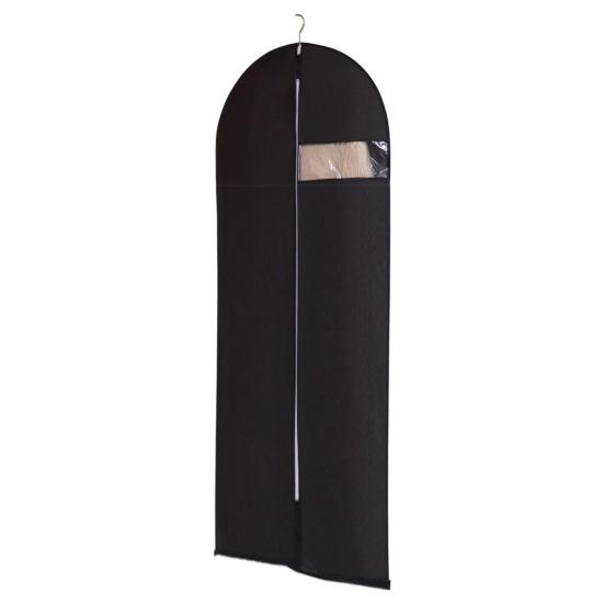Garment Bag Dustproof Clothing Cover with Transparent Window Zipper Closure Closet Organizer Coat