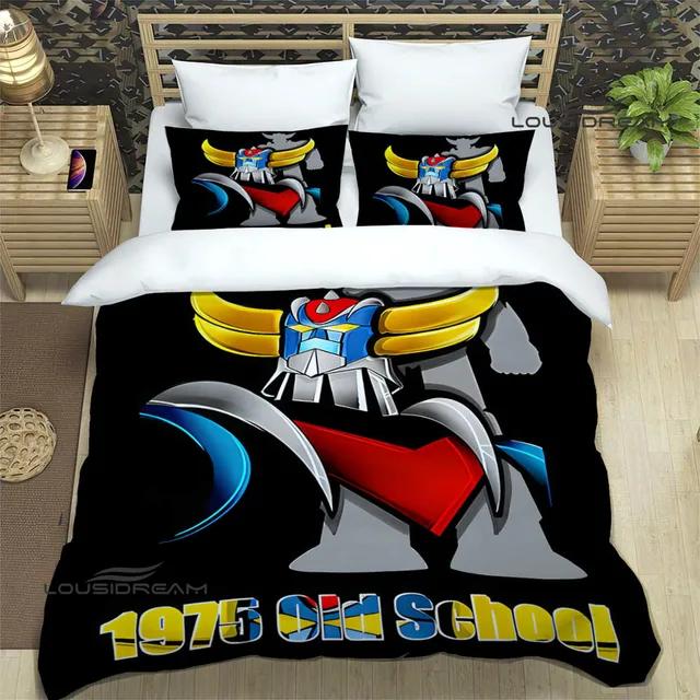 Комплекты постельного белья с принтом UFO ROBO GRENDIZER GOLDORAK изысканный комплект постельного белья пододеяльник комплект постельного белья люкс