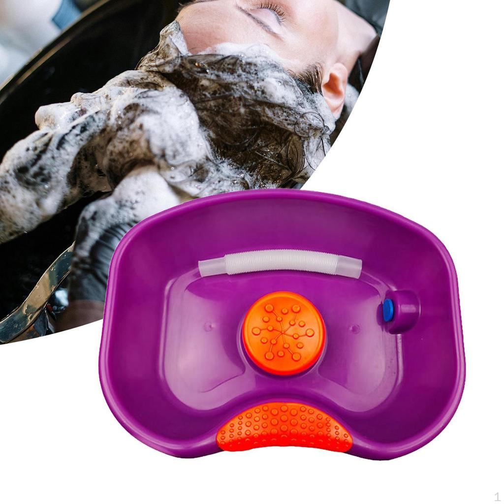 Bedside Shampoo Basin Hair Washing Wash In Bed Sink Tray with Hose for Living Room