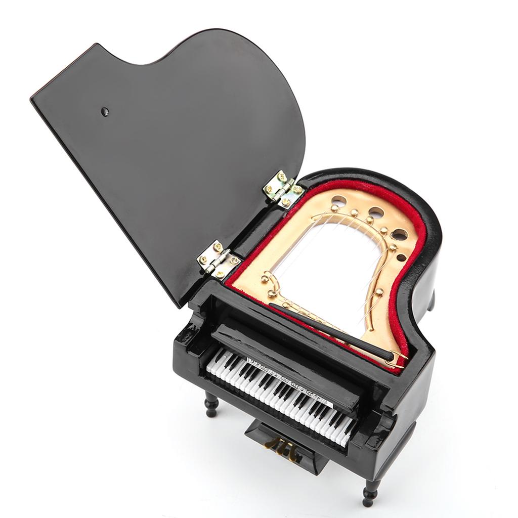 Piano Model Piano Display Piano Ornament Exquisite Wooden Desktop Decor with ly Painted for