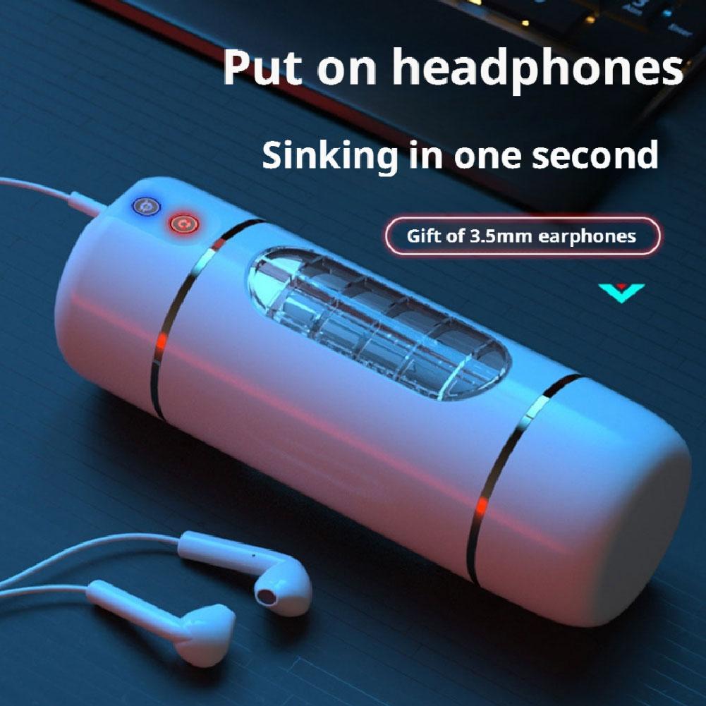 Мужская мастурбационная чашка Ручные/Автоматические режимы вращения Карманная киска Машина для минета пенисом Секс-игрушка для мужчин Товары для взрослых