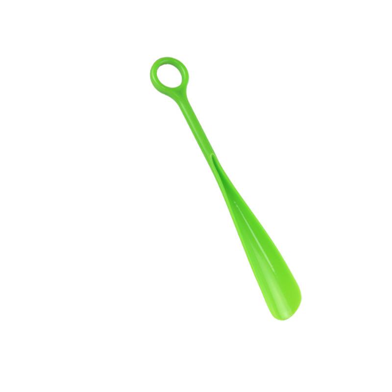 Plastic Shoe Horn with Round Handle – Easy Lift for Elderly, Pregnant, or Lazy People