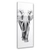 Canvas Print, Monochrome Elephant