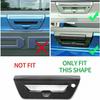 Carbon Fiber Tailgate Door Handle Bowl Cover Trim Decor For Ford F150 2015-