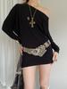 Retro Millennium Rivet Belt For Women Wide Version Of The Hipster Belt With A Sense Of Design In Brown