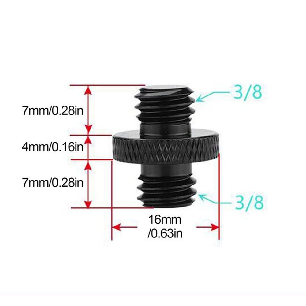 3/8" Tripod Plate Screw Tripod Mount Adapter Camera Conversion Screw Tripod Connector Tripod Screw