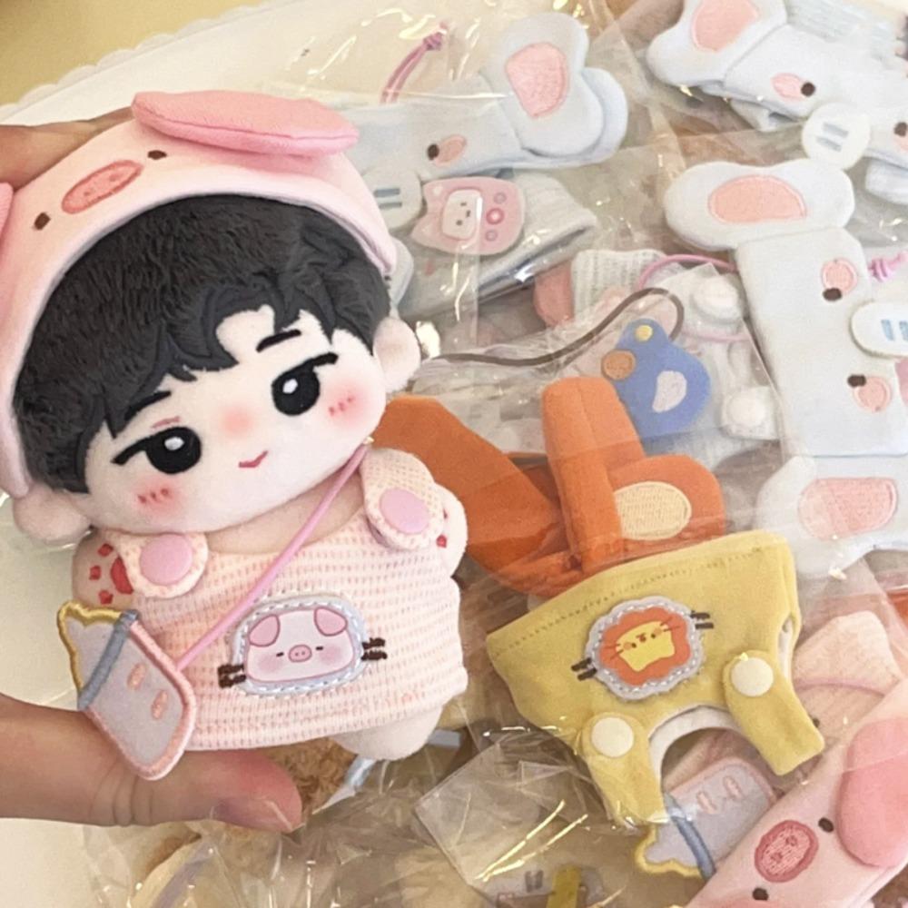 Lion 10cm Cotton Doll Clothes Strap Dress Doll Dress Up Set Doll Clothes Outfit  Children's Gift