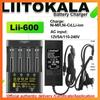 LiitoKala Lii-600 18650 Зарядное устройство для литиевых аккумуляторов с сенсорным экраном, измерением емкости и быстрой зарядкой