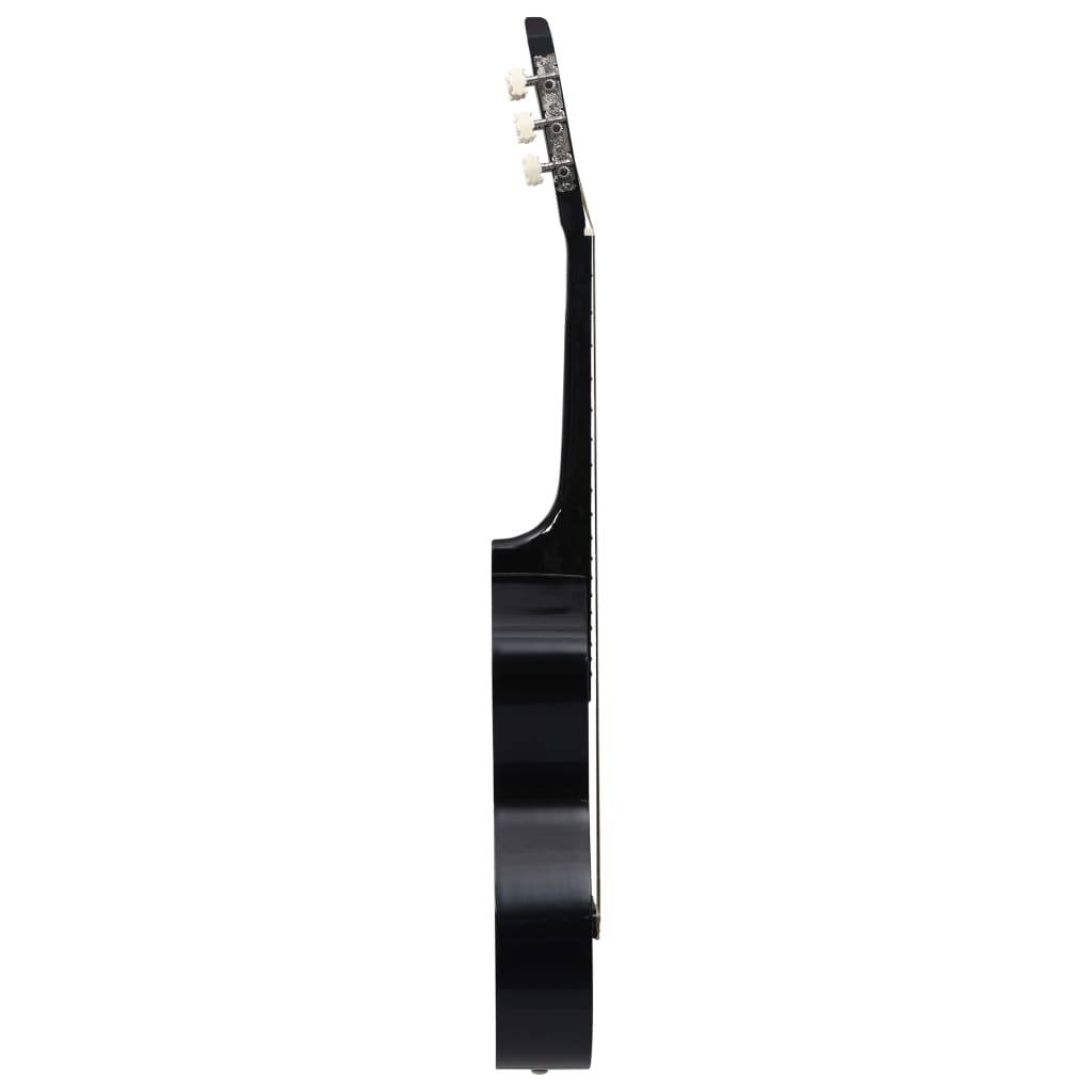 Beginner Classical Guitar with Bag Black Full Size 4 4 (39 )