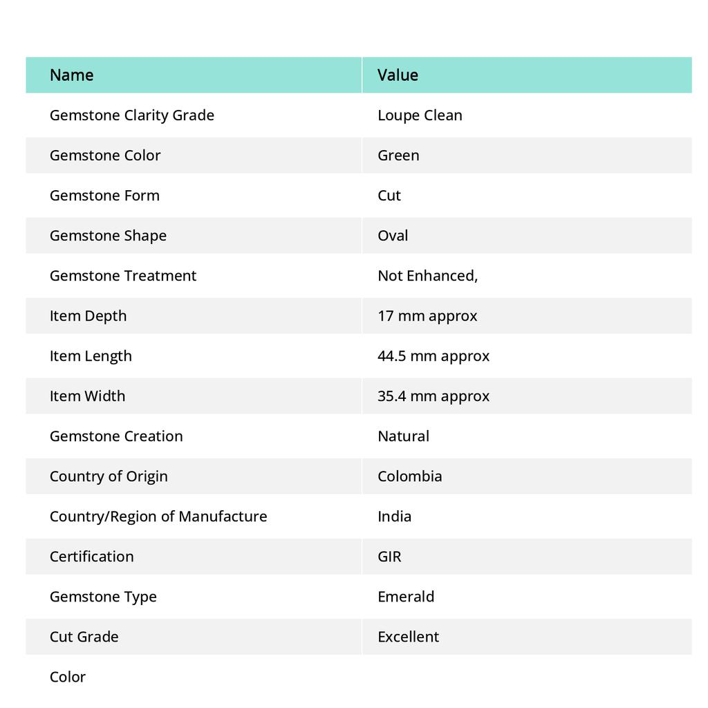 200 Карат Натуральный Овальной Огранки СЕРТИФИЦИРОВАННЫЙ Свободный Драгоценный Камень Зеленый Колумбийский Изумруд A-676