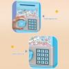 Automatic Mini Safe Coins Cash Saving Money Box Password Counter Code Key Lock Coin Bank Atm Child