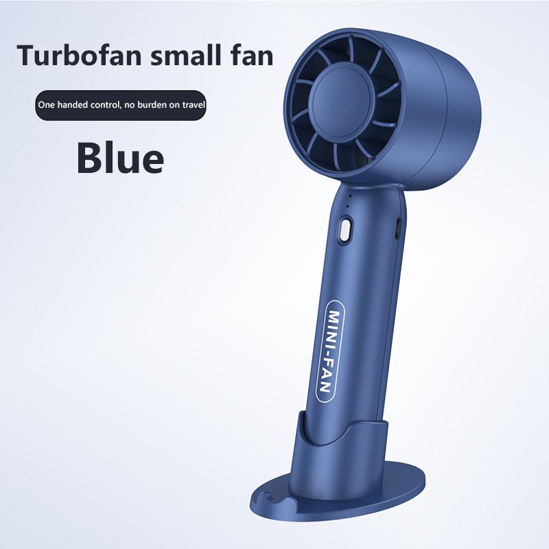 Handheld Fan USB Rechargeable Desk Fan Strong Wind Mini Cooling Fan Quiet Small Air Cooler Suitable for Indoor and Outdoor