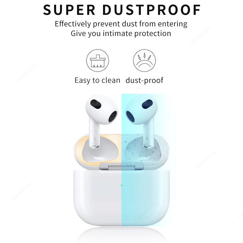 Для Airpods Pro 2 USB C Пленка Наклейка Пылезащитная Защита от царапин Чехол Для Airpods 3 Pro 2 Pro2 1 Пылезащитная Наклейка-защита