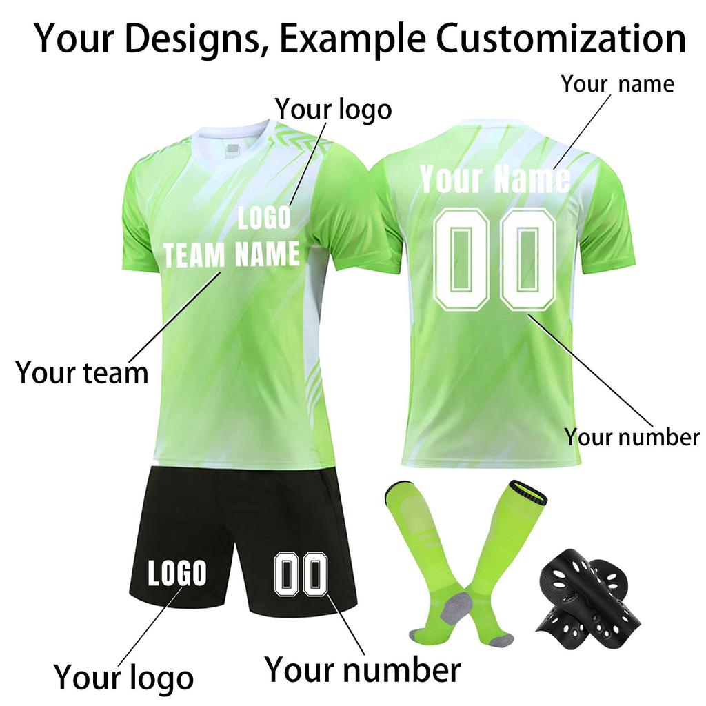 Комплект персонализированных рубашек для мужчин и девочек с именем и номером, футбольные майки на заказ для мальчиков, тренировочный костюм