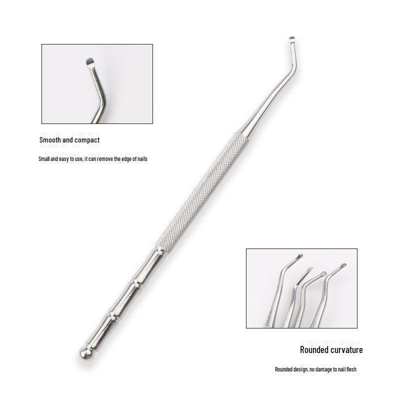 Щипцы для ногтей из нержавеющей стали для удаления вросших ногтей и чистки пальцев ног - маникюрный инструмент для удаления грязи из ногтевых углублений.