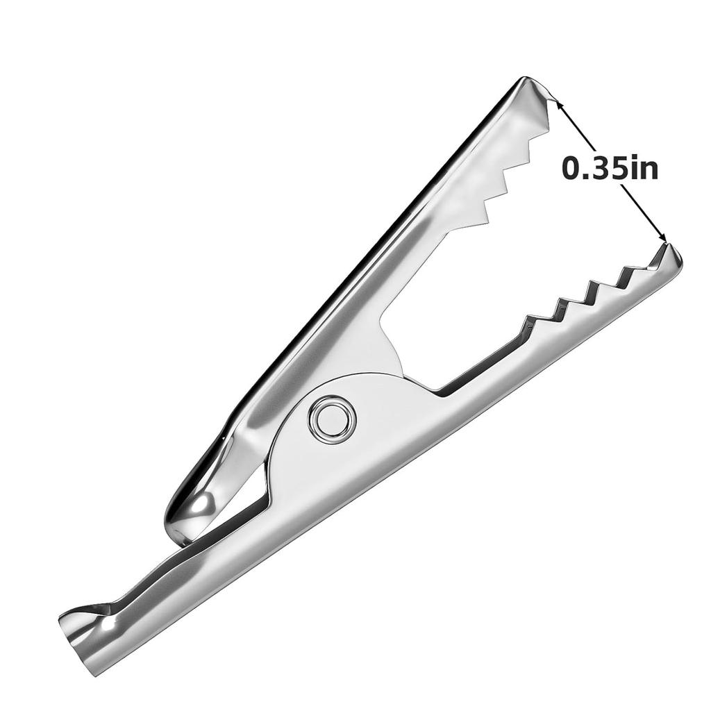 Cleqee Зажим-гусеница Зажим-аллигатор Тест Электрический кабель Тестовый провод Зажим-крокодил Перемычка 5 цветов Кабель, 10 штук Провода, Набор, Провода с двумя концами,