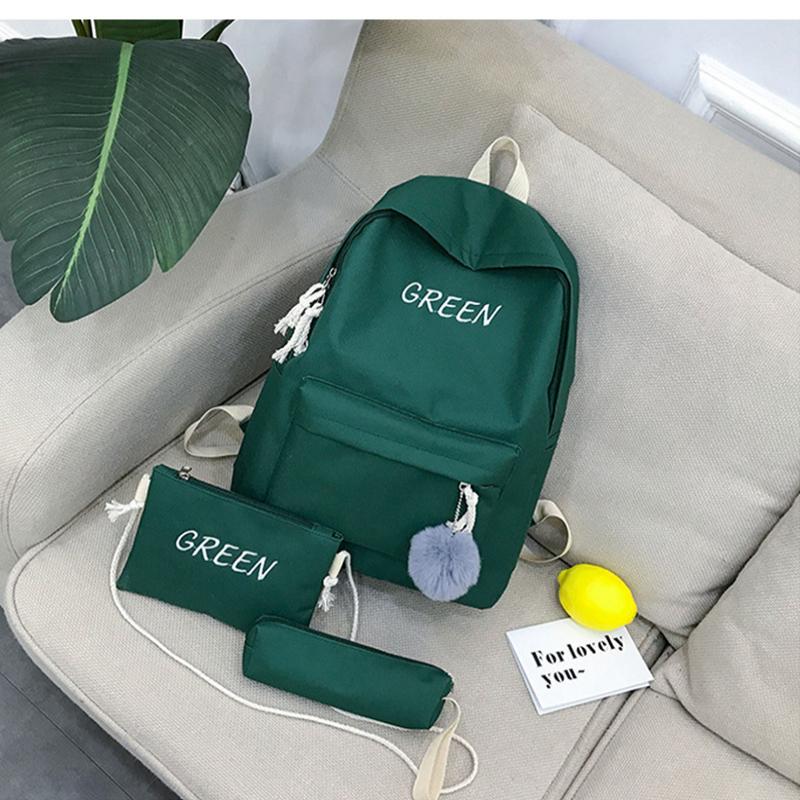 3 шт. детский рюкзак для начальной школы набор пенал портативный мужской женский дорожные сумки большой емкости детские школьные сумки